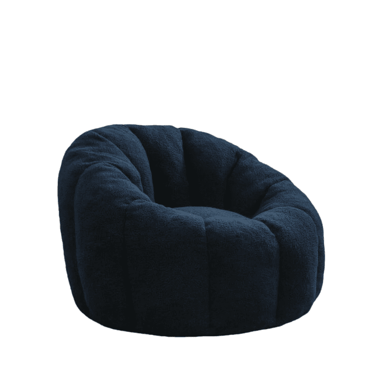 Bean Bag Sofa Chair with Armrests Stuffed High-Density Foam
