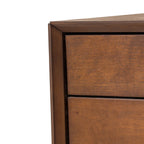 Nightstand with 2-Drawers, Small Side End Table with Storage