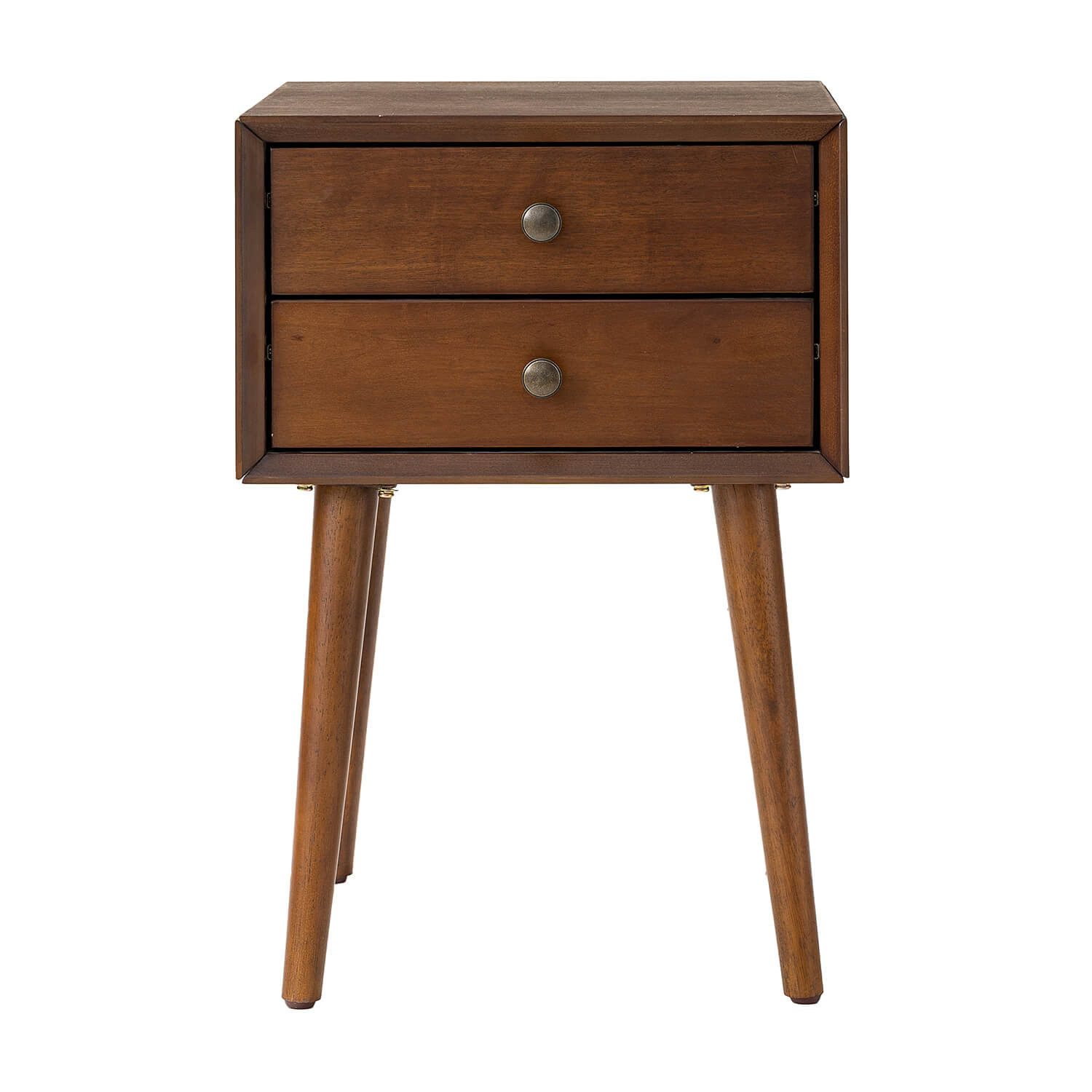 Nightstand with 2-Drawers, Small Side End Table with Storage Main image