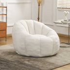 Bean Bag Sofa Chair with Armrests Stuffed High-Density Foam
