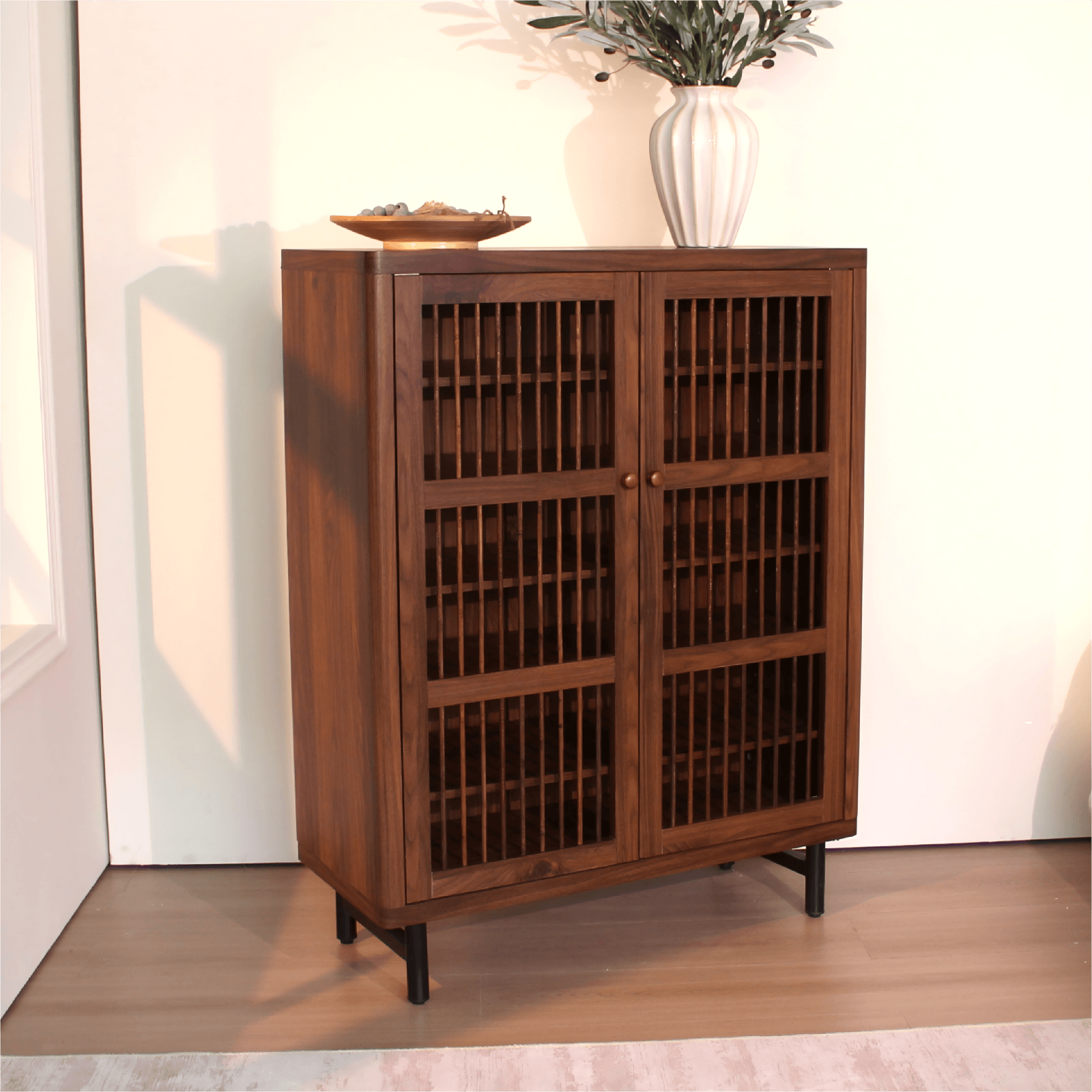 Shoe Cabinet with Shutter Doors Secondary image
