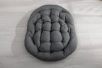 Spun-polyester Outdoor Rattan Rocking Chair,Padded Cushion Rocker Recliner Chair Outdoor for Front Porch
