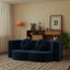Convertible Plush Corduroy Foam-Filled Sleeper Sofa Bed