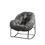 Velvet Outdoor Rattan Rocking Chair,Padded Cushion Rocker Recliner Chair Outdoor for Front Porch