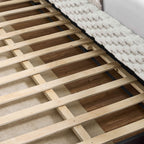 Upholstered sofa bed,The bottom pulls out to form a bed