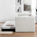 Upholstered sofa bed,The bottom pulls out to form a bed