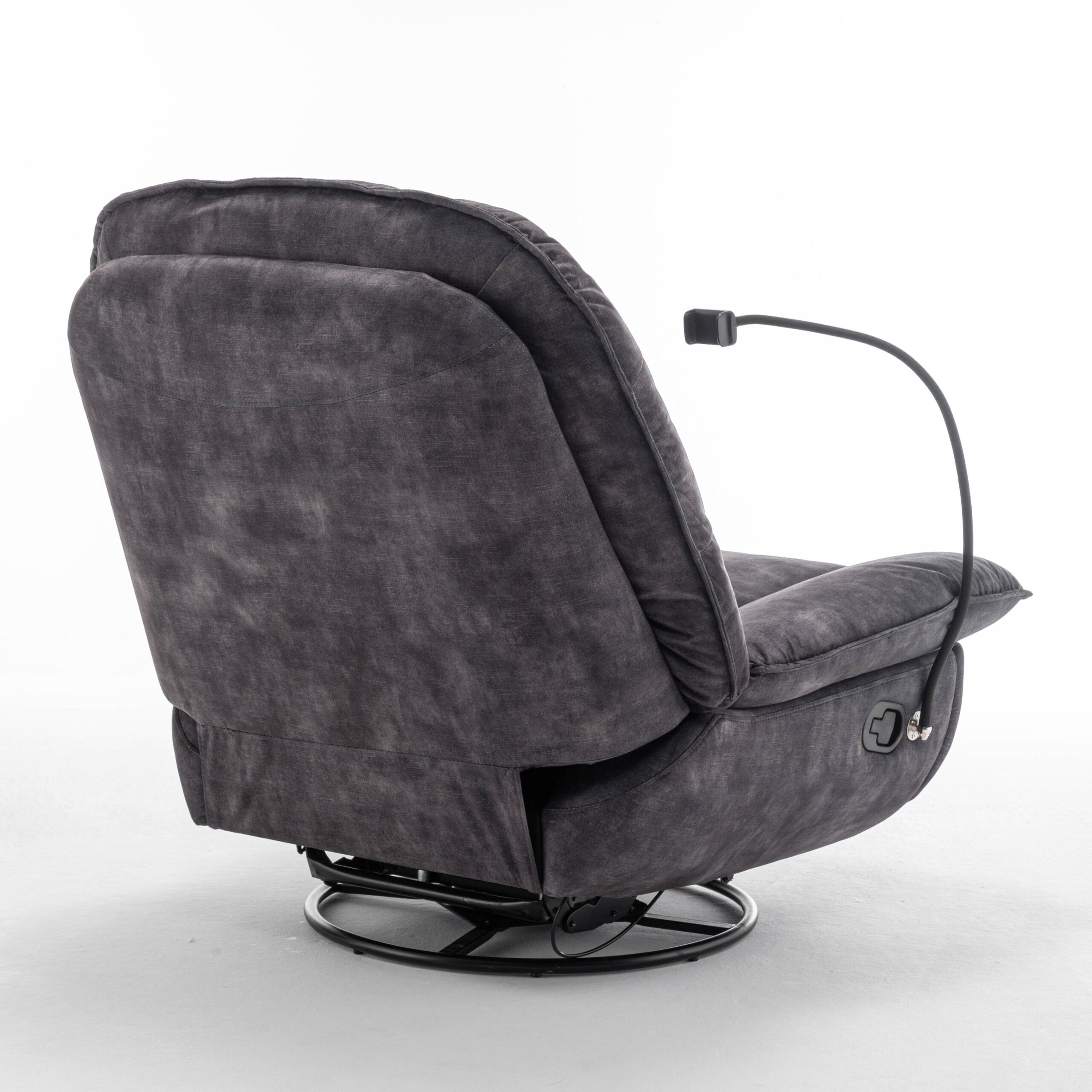 reclining lazy chair, mobile phone holder