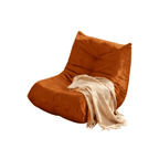Luxury Accent Chair Button-Tufted Detail White Microfiber Comfy Chair Living Room Furniture