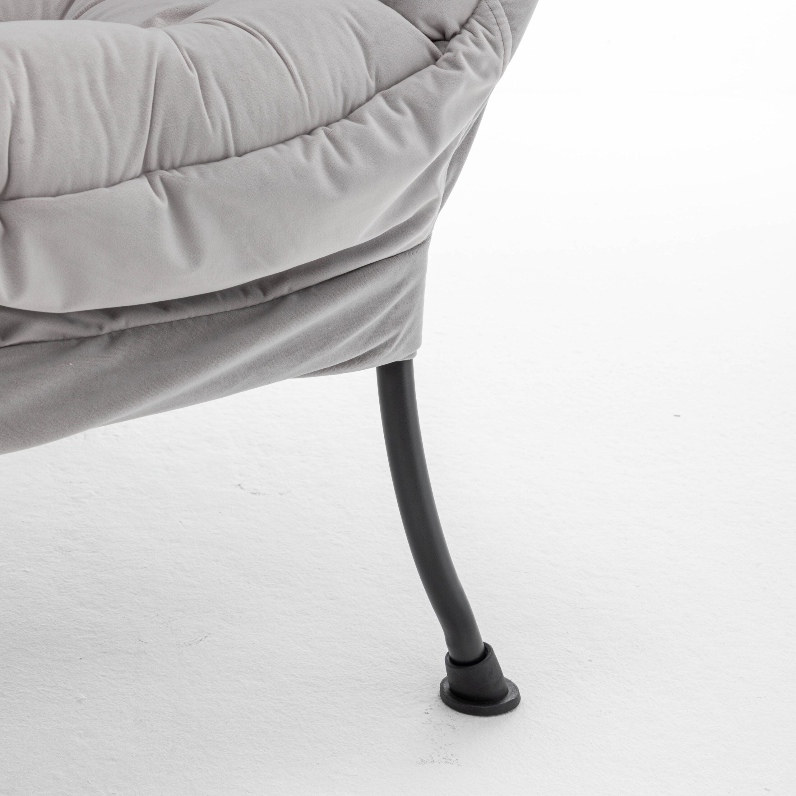 Comfortable Upholstered Lounge Chair with Footrest