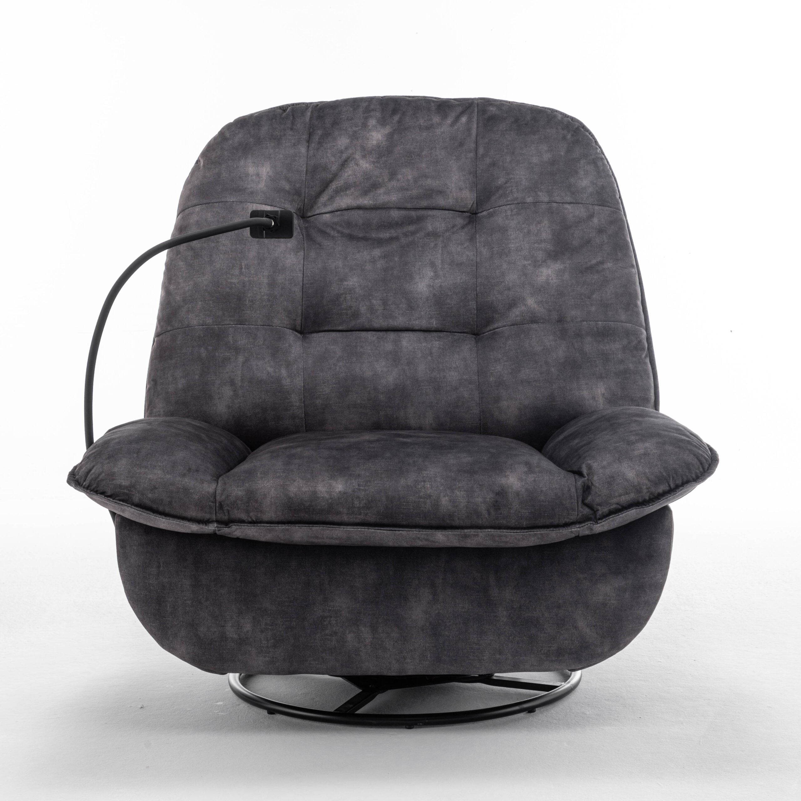 reclining lazy chair, mobile phone holder